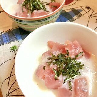 簡単☆マグロのとろろがけ☆切ってすりおろすだけ！